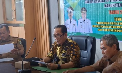 Rapat Evaluasi PAD Semester 1 dipimpin Pj. Sekda Bungo