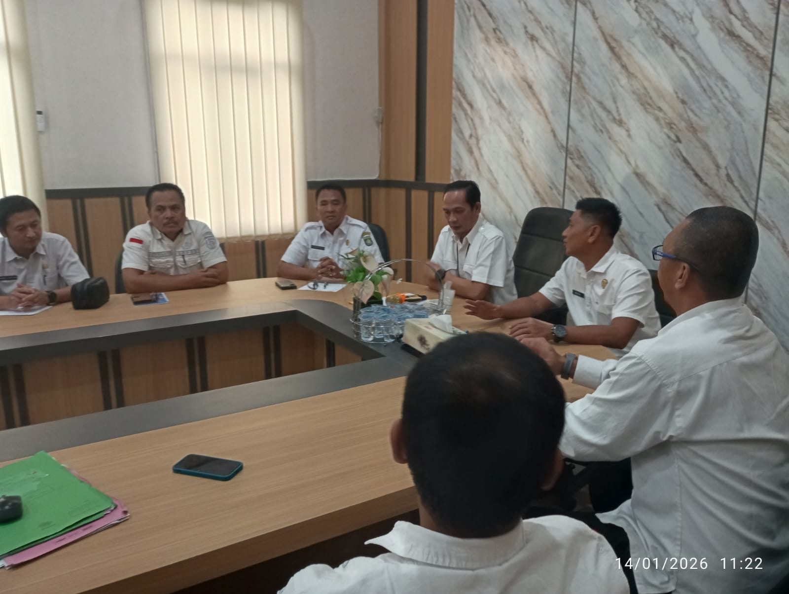 SEKDA Bungo, Langsung Pimpin Rapat di awal tahun 2026 di BPPRD Kab. Bungo